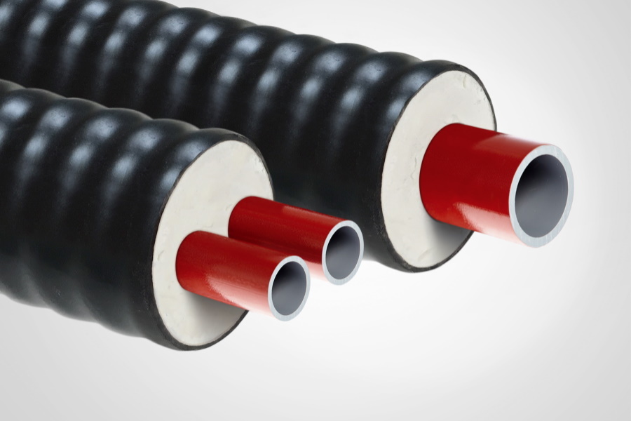 Flexalen Pu Pre Insulated Piping System With Pur Isolation Pre Insulated Pipes Thermaflex