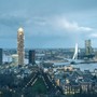 Rotterdam tallest building Benelux Erasmus bridge De Zalmhaven